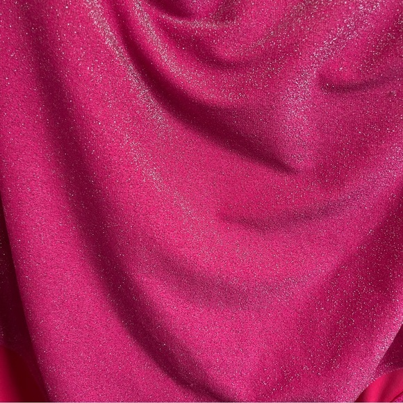 Good American Sparkly Pink One-Piece Swimsuit Size 8 or 5X - Picture 2 of 5